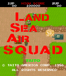 Land Sea Air Squad + Riku Kai Kuu Saizensen Title Screen